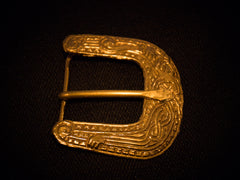 Viking Dragon Belt Buckle Z-21 in Bronze