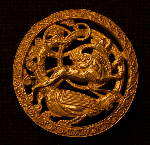 Brooch with Phoenix and Bird - W-31