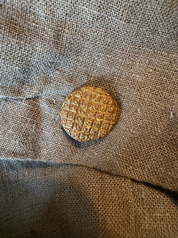 Medieval Button - cross hatched K-33
