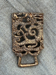 Mongol belt fitting with hanger MO16