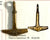 English Thors hammer, Bronze, flat - X-77