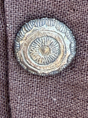 Medieval Button - wheel motif K-31