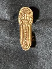 Belt tip - Saxon, Sutton Hoo design with man face - X-50