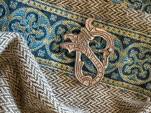 Jormungandr dragon brooch 1-A-09