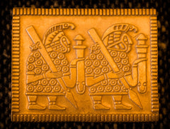 Helm Plaque - Right Facing, with Spears - PV01