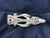 Silver-Plated Bronze Saxon Stag Belt Tip B58