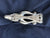 Silver-Plated Saxon Stag Belt Tip B58