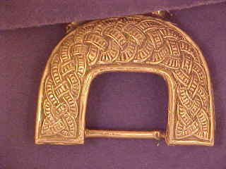 Saxon Belt Buckle with knot work! - B-82