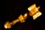 Bronze Saxon Long Dragon Bow Brooch TB16 Detail