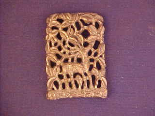 Mongol belt fitting with Fawn Design - MO03