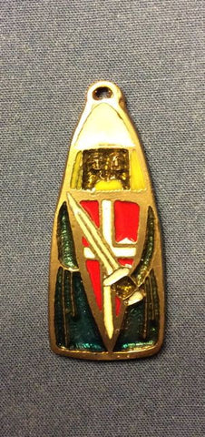 Lewis Chess Set Rook  - enamel - O-10