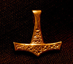 Thor's Hammer with chip carving - N-21