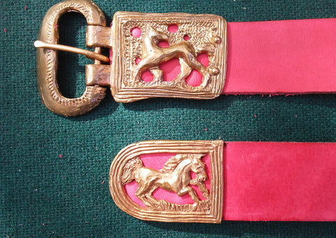 Norman Horses Belt, Red - FB181