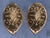 Bronze Baltic Viking Turtle Brooches TB21 in Daylight