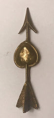 St Augustine, A pierced heart pin - U-14