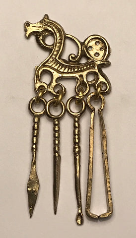 Russian Viking Chatelaine or Necklace holder - U-53