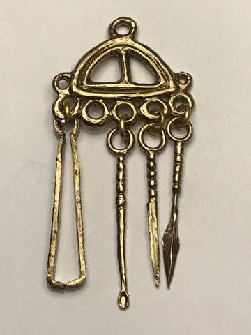 Russian Viking Chatelaine or Necklace holder - U-54