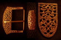 Bronze Viking Gokstad Belt Set VB345 all pieces
