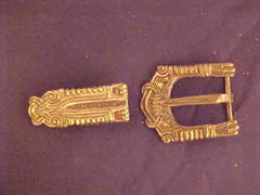 Bronze Viking Borre Style Belt Set VB6B76