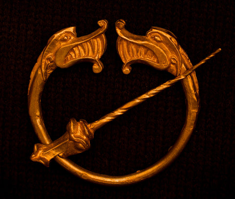 Viking Dragons Penannular Brooch - R03