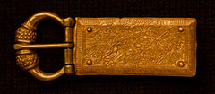 Buckle with Knights on Horses - W-44