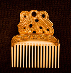 Viking Comb with knot pattern - Y-31